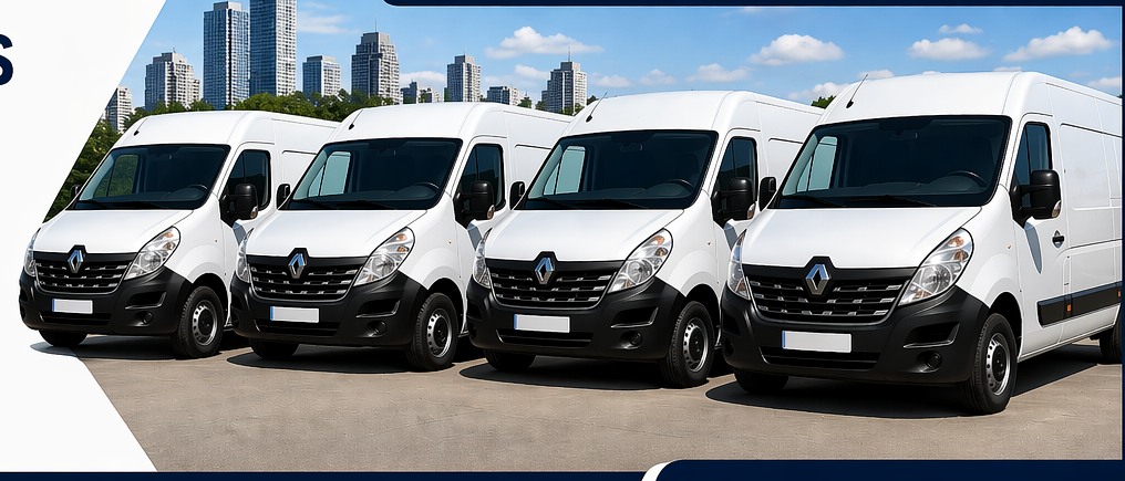 Flota de camionetas Renault Master de R&M hnos